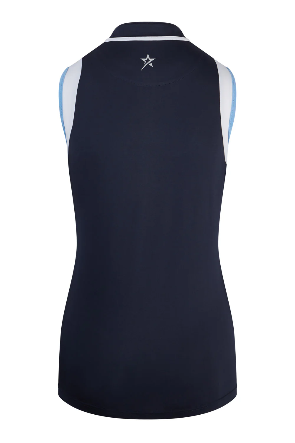 Alice Sleeveless Navy Blazer - Image 3