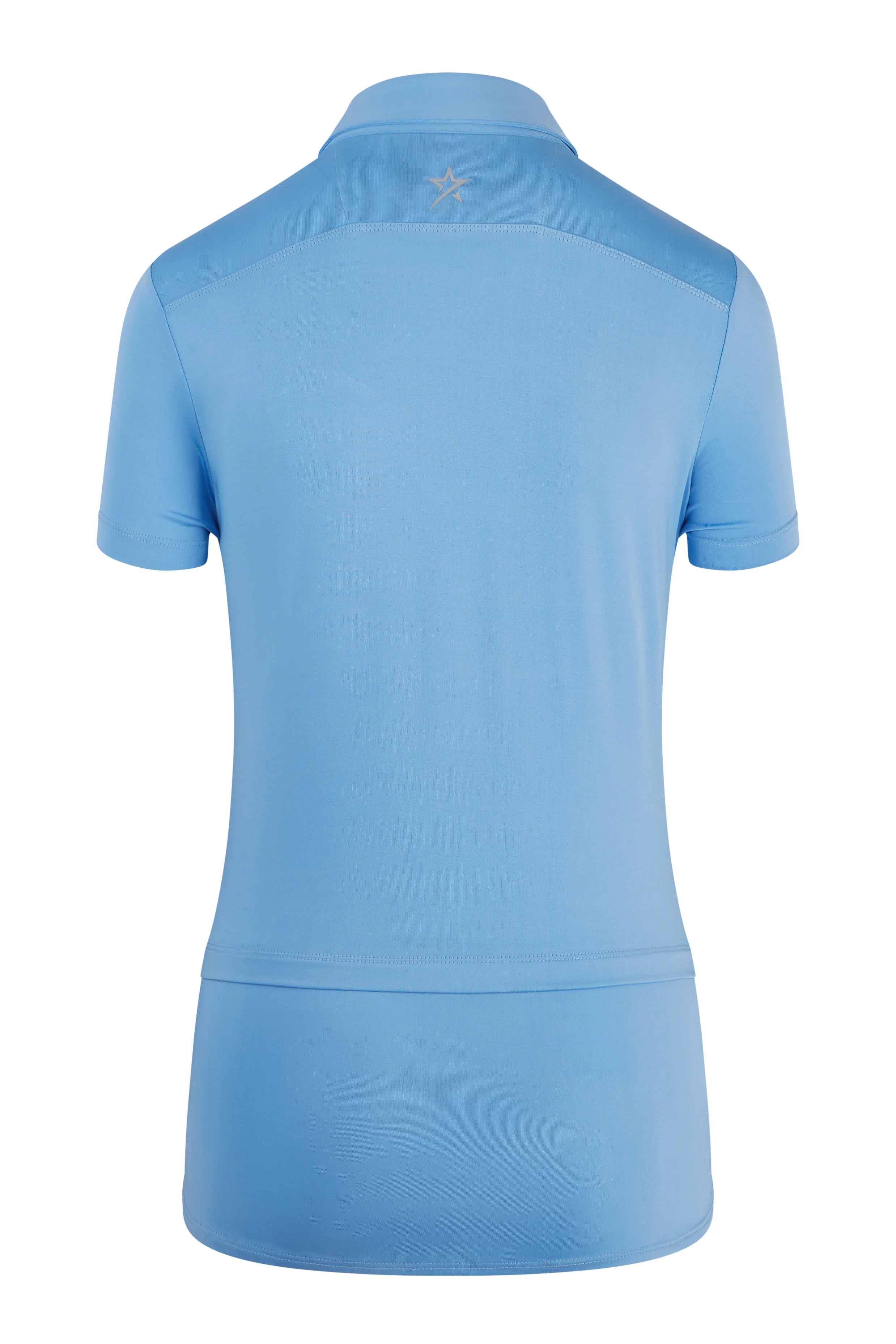 Amelie Cap Sleeve Polo Tranquil Blue - Image 3