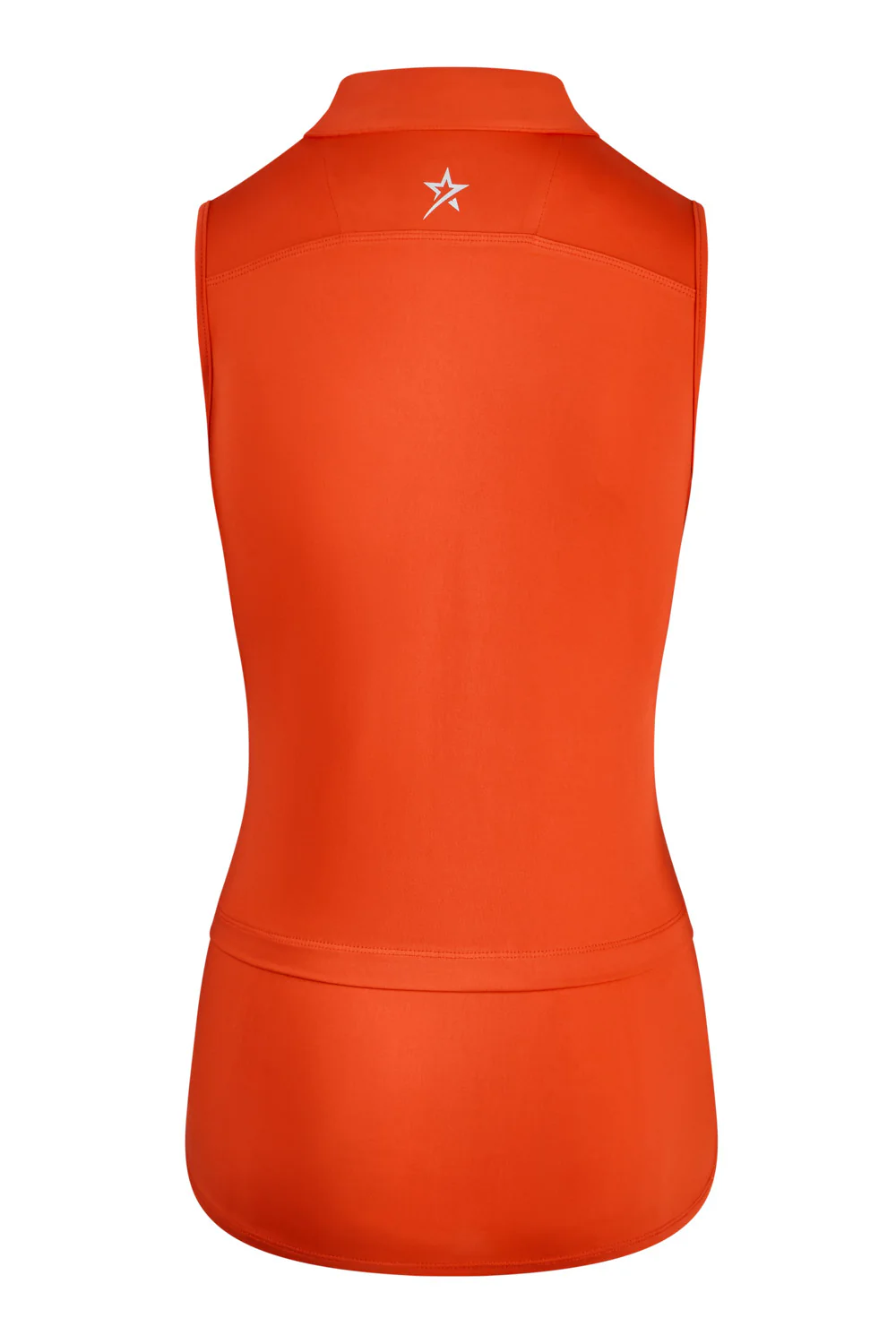 Amelie Sleeveless Polo Luscious Red - Image 3
