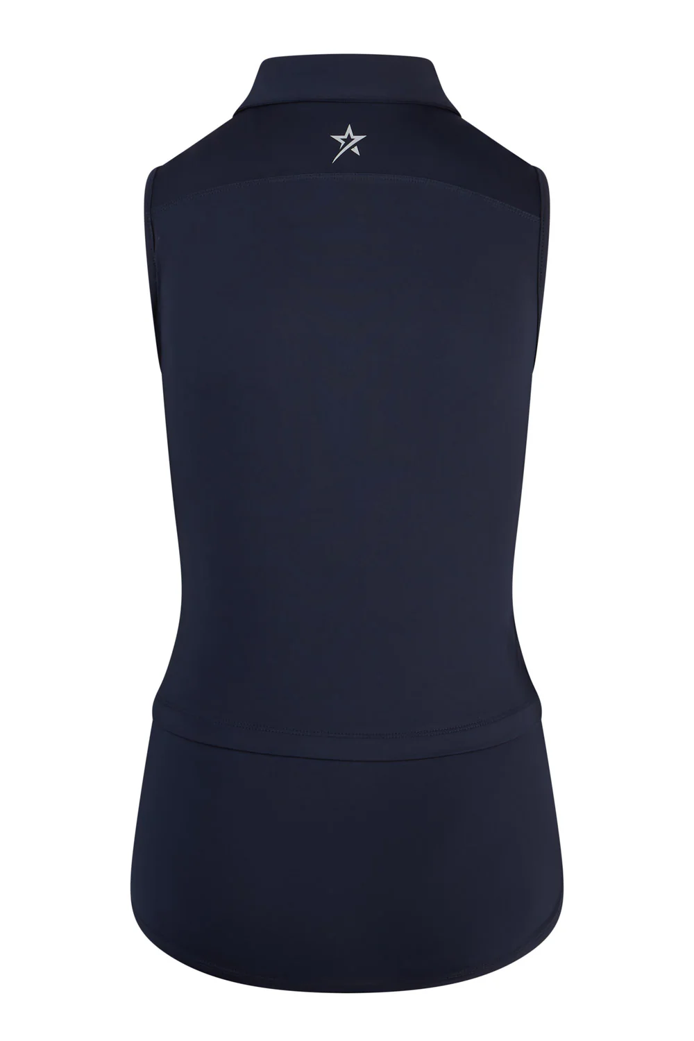 Amelie Sleeveless Polo Navy Blazer - Image 3