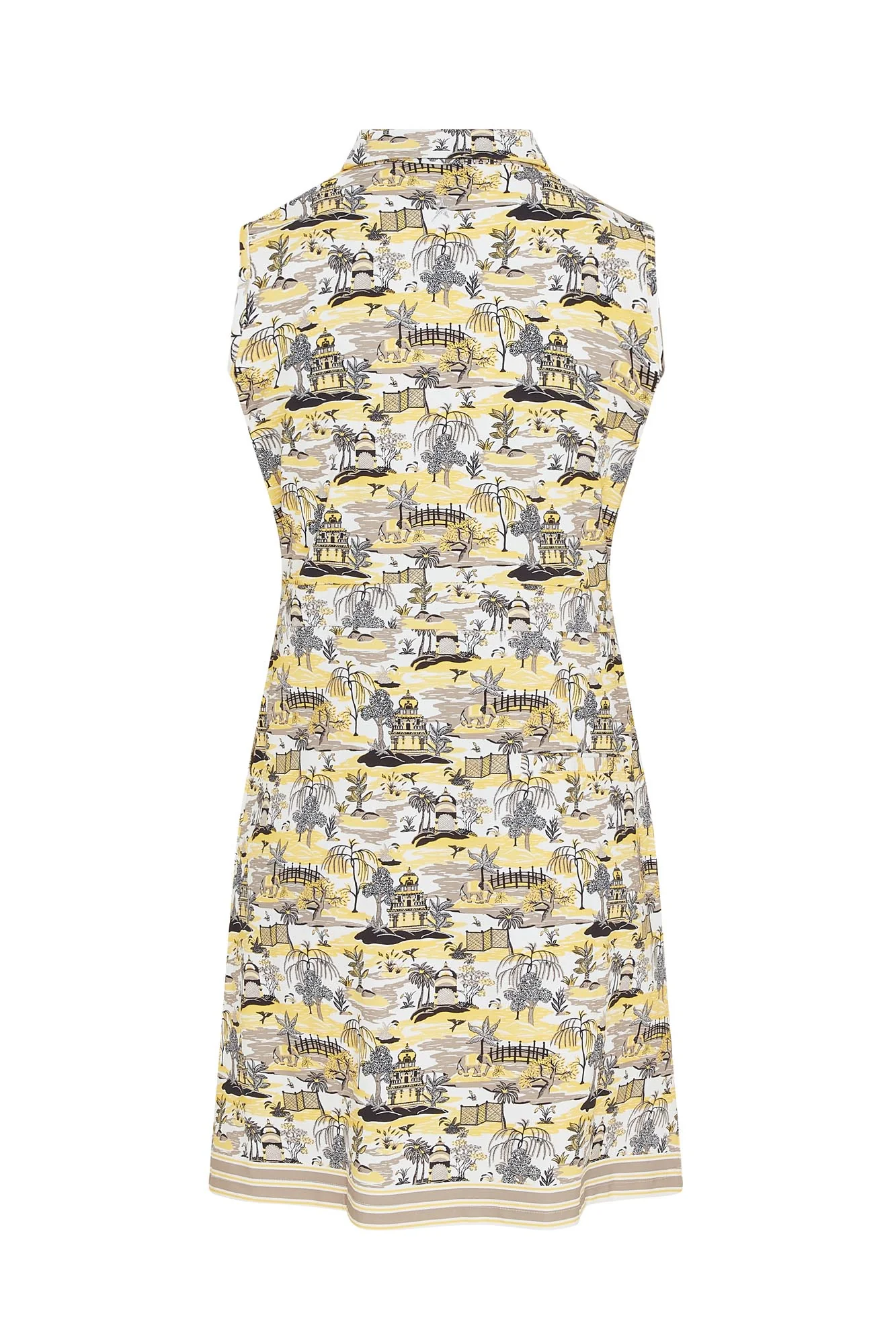 Azure Sleeveless Pattern Dress Indian Dawn - Image 6