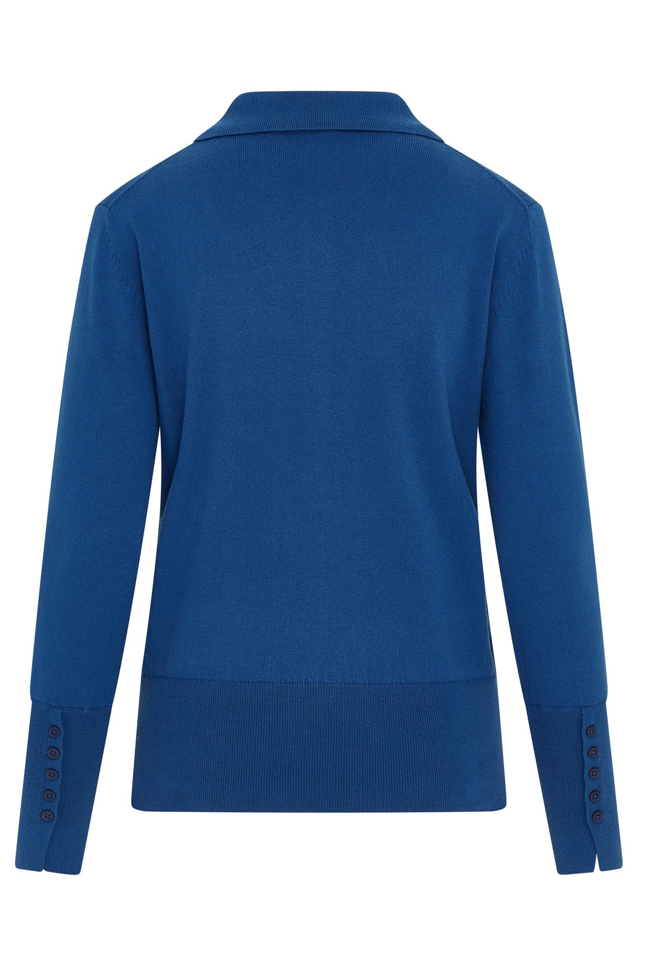 Blush Cotton Sweater True Blue - Image 5