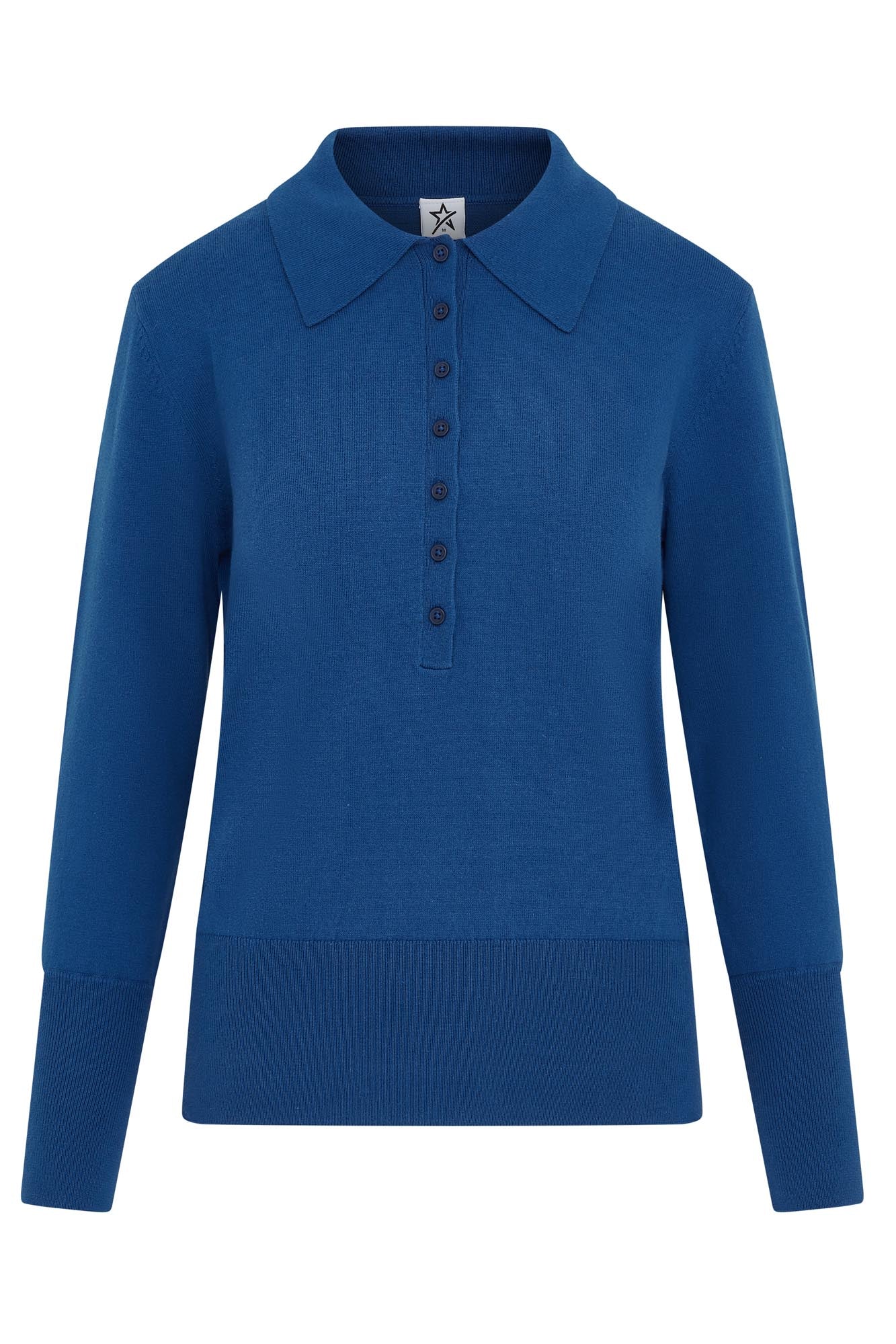 Blush Cotton Sweater True Blue - Image 6
