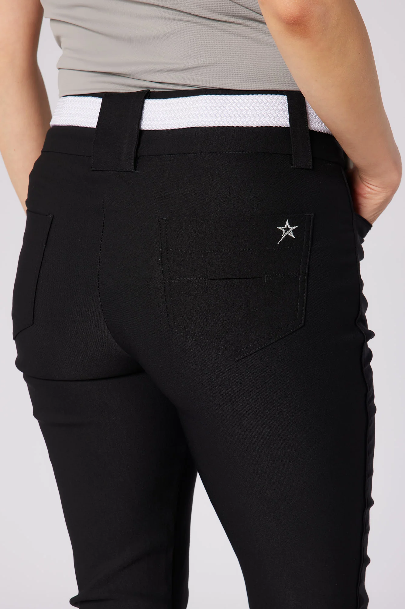 Core 7/8 Pull On Trouser Black - Image 5
