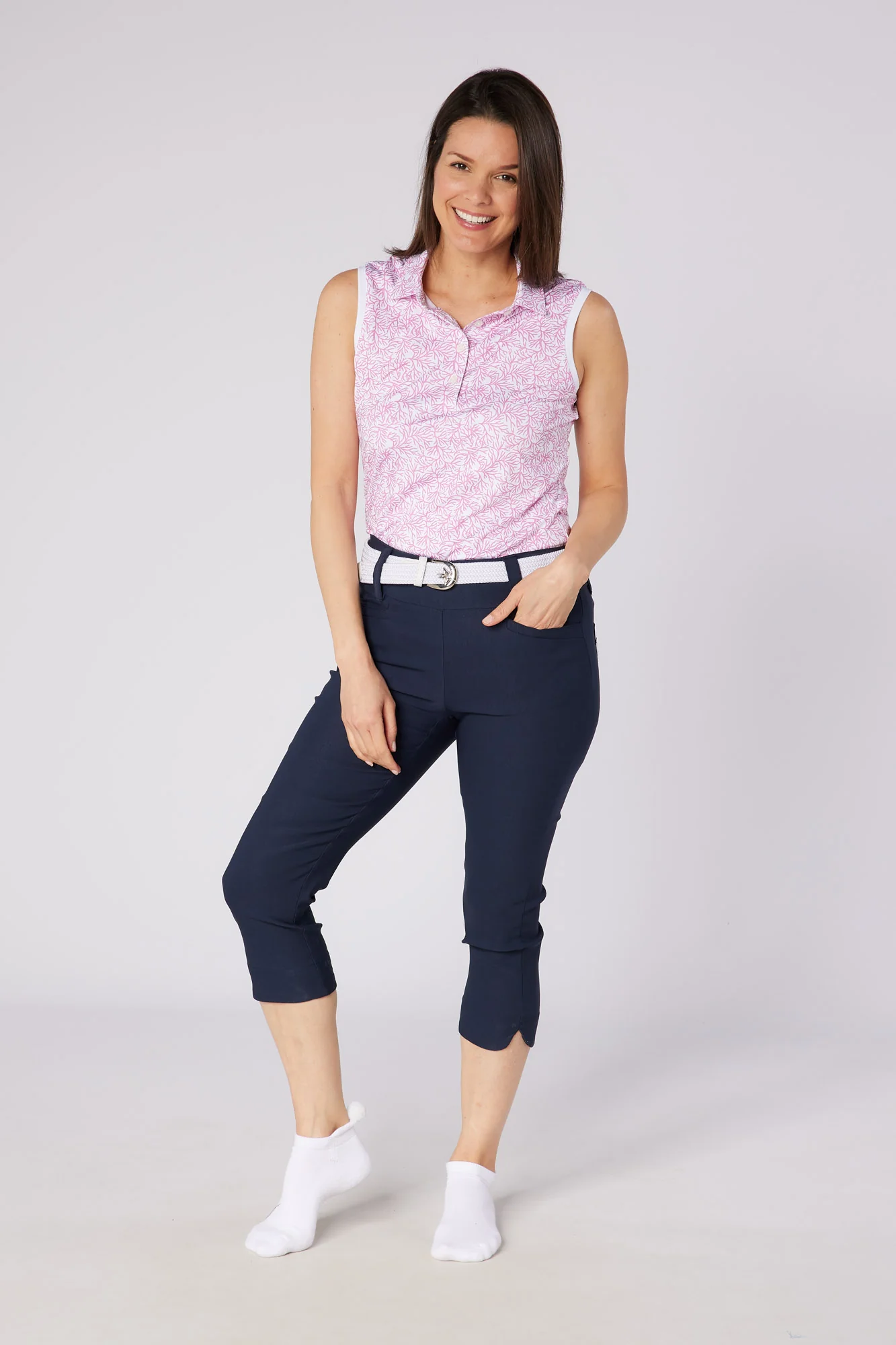 Core Pull On Capri Navy - Image 3