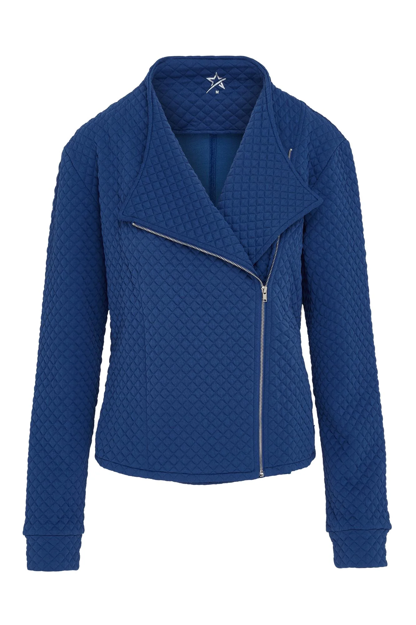 Cyrus Biker Style Jacket True Blue - Image 7