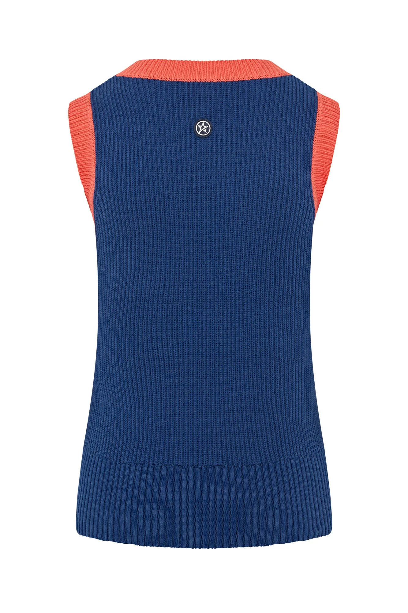 Dee Cotton Slipover Coral & Midnight Navy - Image 4