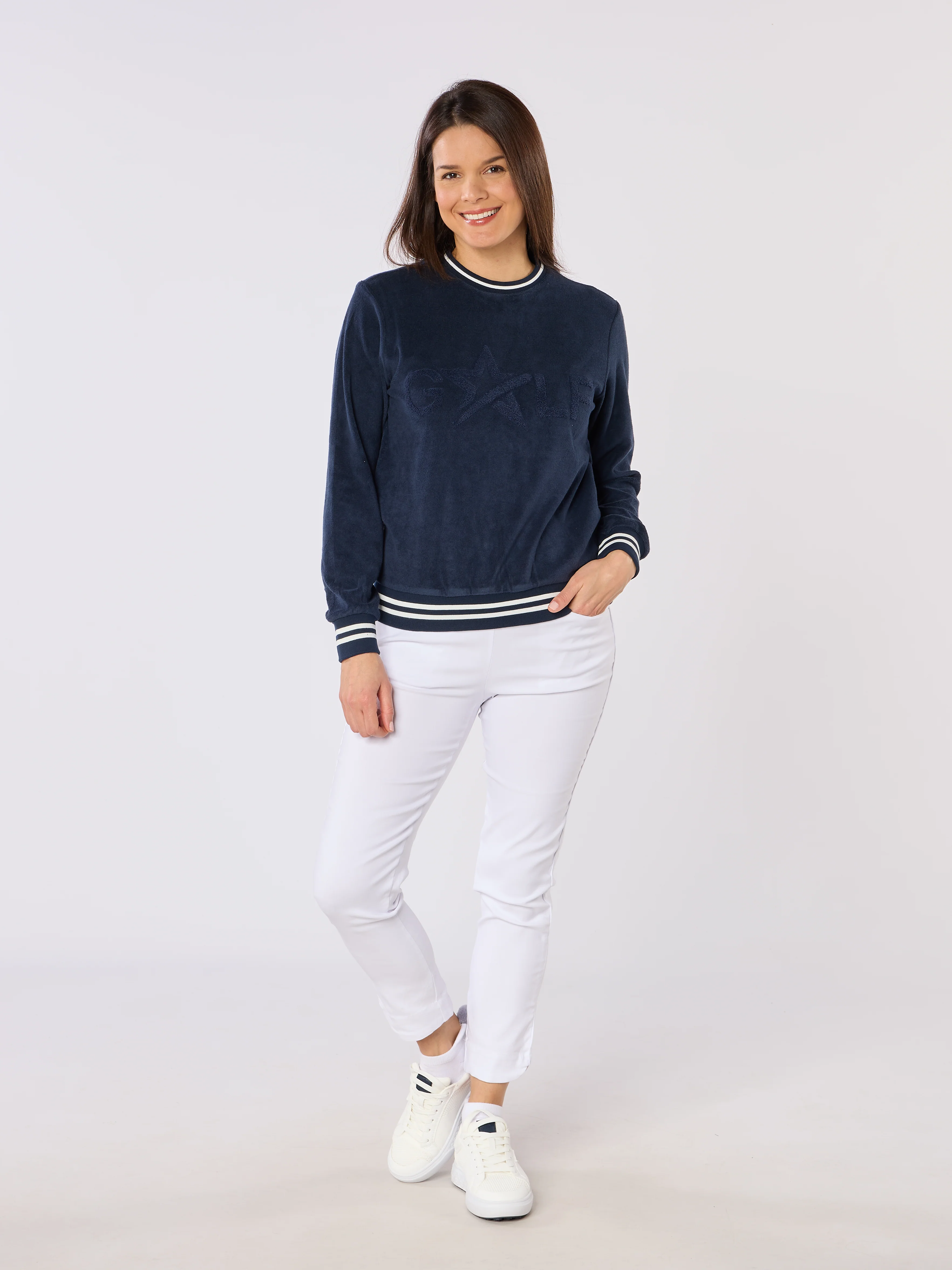 Elio Icon Sweater Navy - Image 4