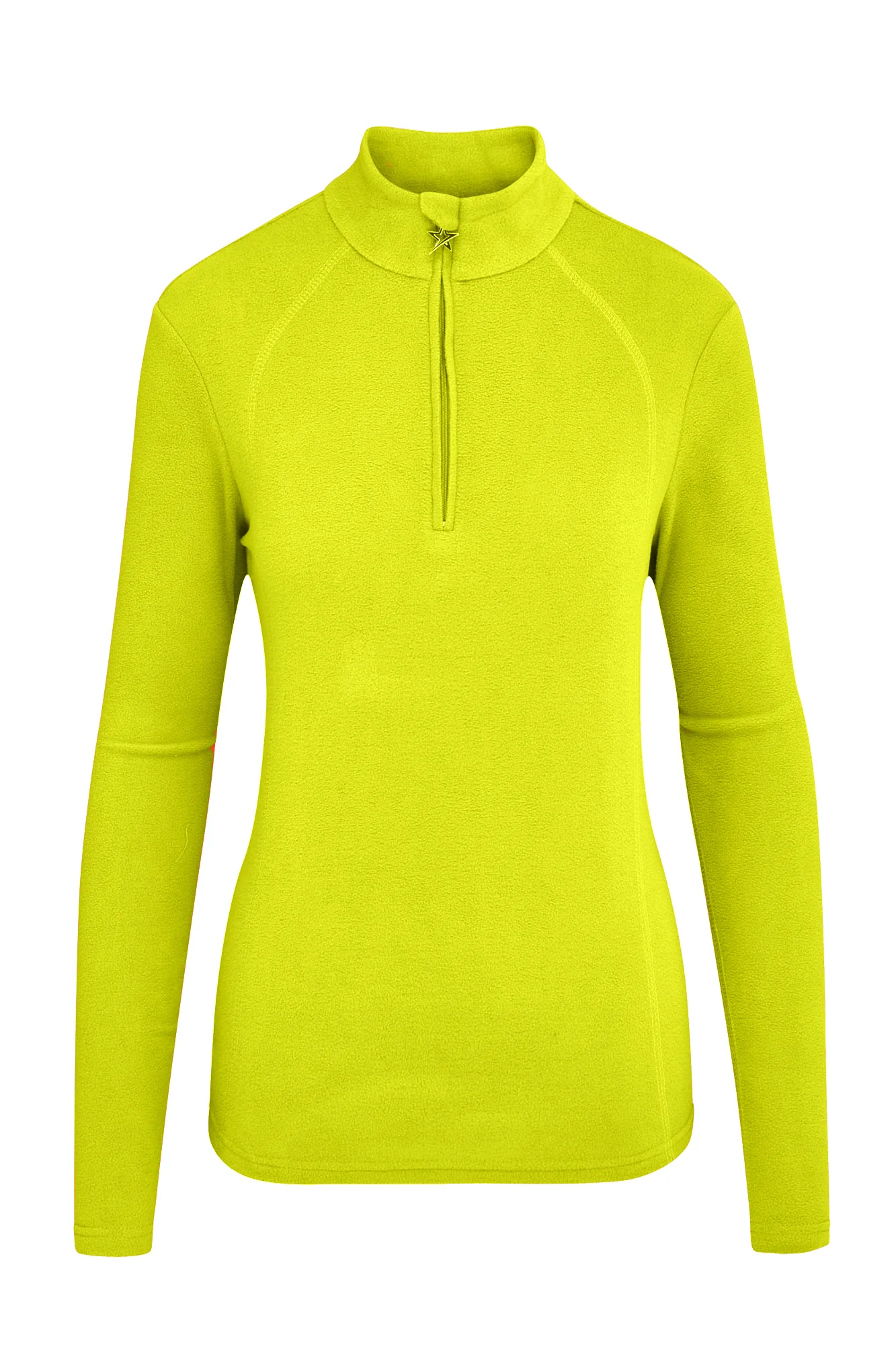 Frankie Lightweight 1/4 Zip Fleece Lynx Lime - Image 7