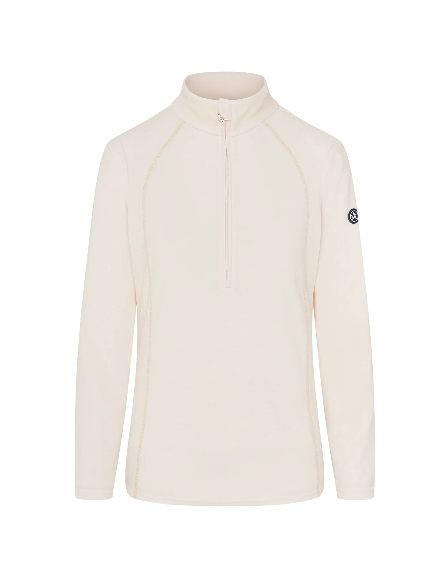 Frankie Lightweight 1/4 Zip Fleece Winter White - Image 6