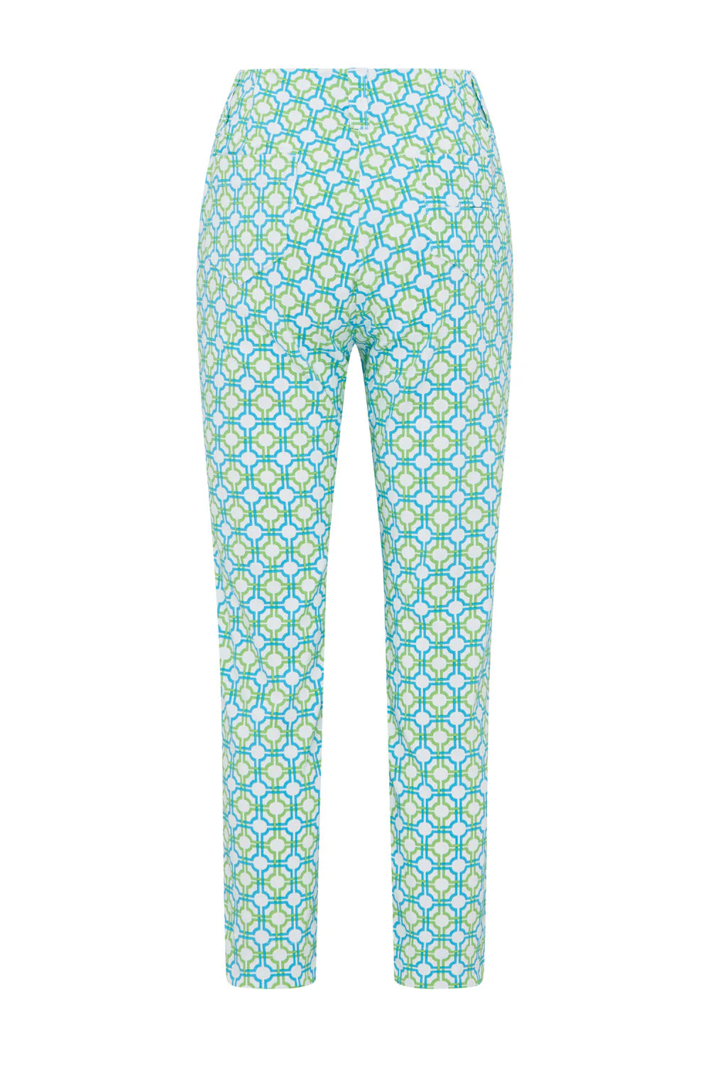 Georgia 7/8th Trouser Dazzling Blue & Emerald - Image 4