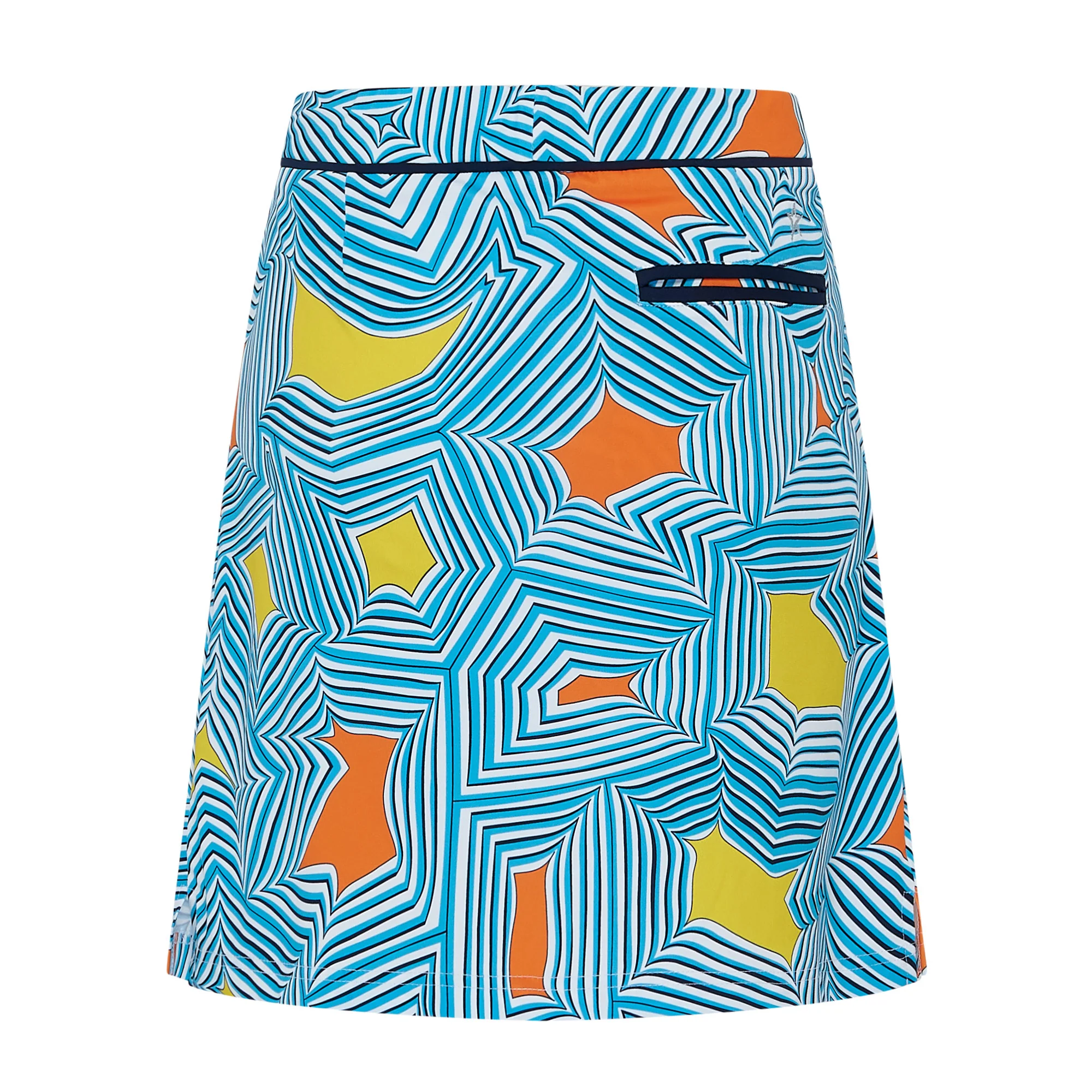 Lara Print Skort Wave Pattern - Image 3