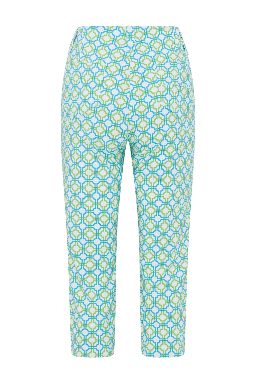 Lexi Pull On Capri Dazzling Blue & Emerald - Image 3