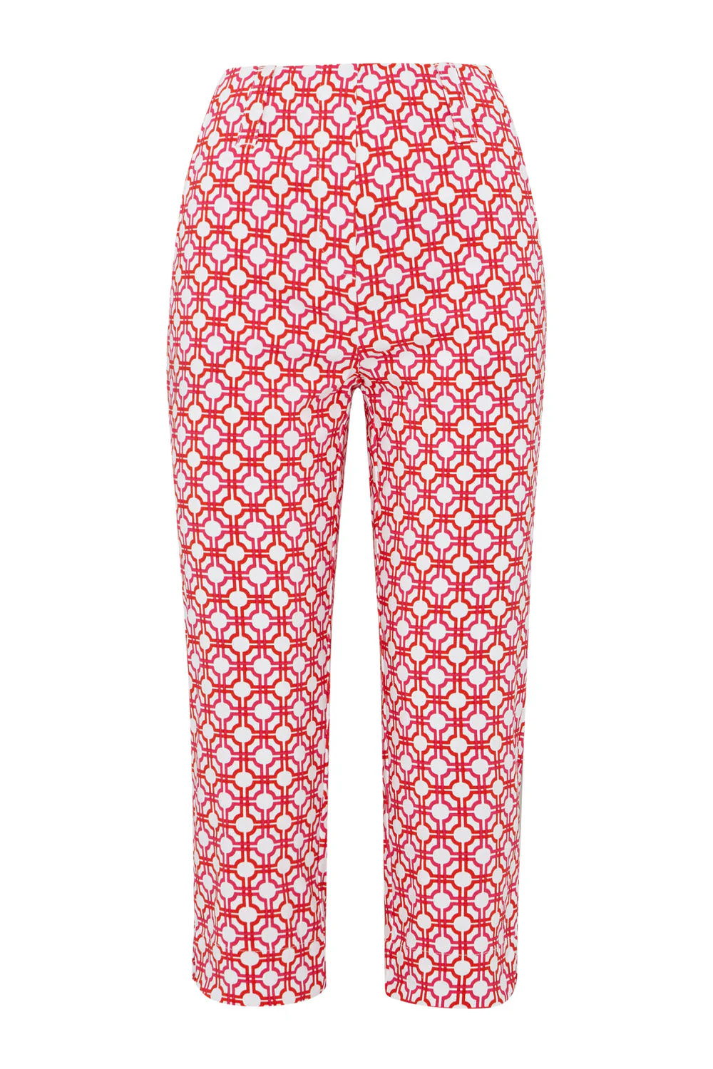 Lexi Pull On Capri Lush Pink & Mandarin - Image 3