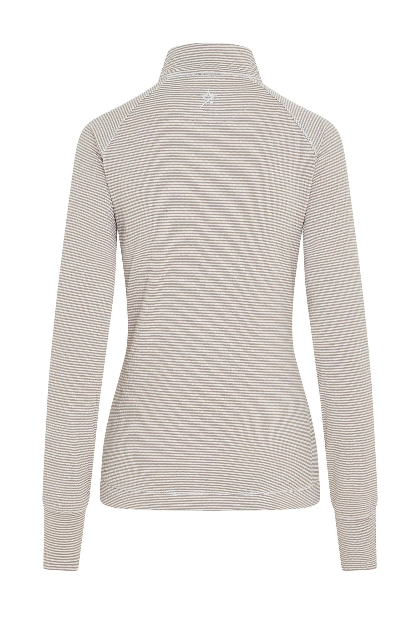 Lottie Stripe 1/4 Zip Elephant & White - Image 3