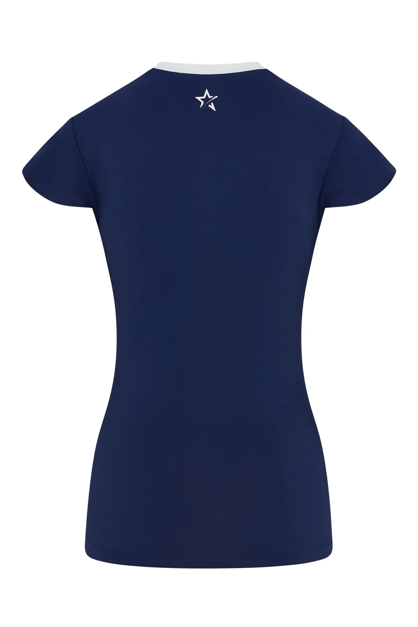 Louise Elite Cap Sleeve Navy & White - Image 4