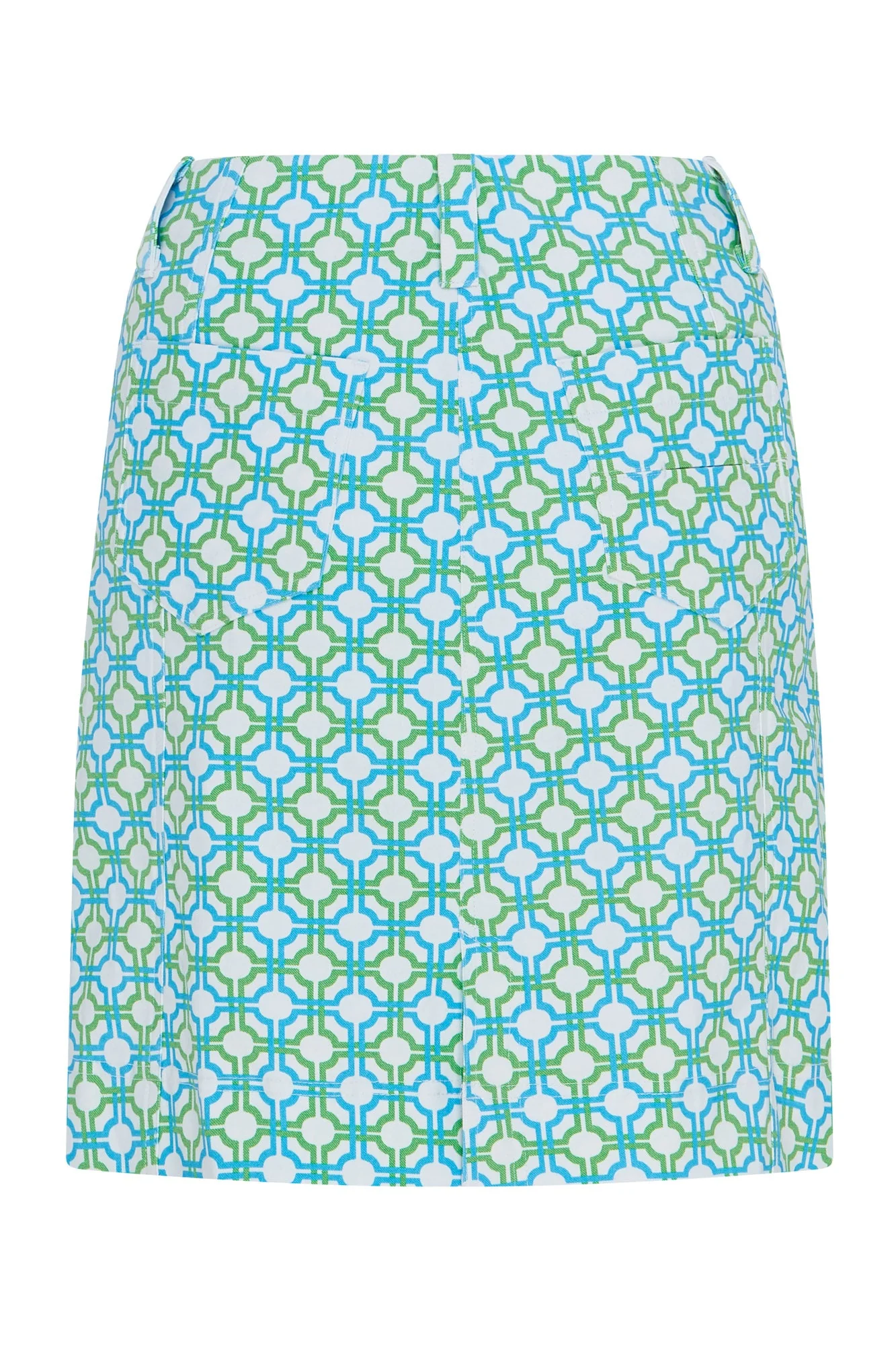 Lucy Pull On Skort Dazzling Blue & Emerald - Image 3