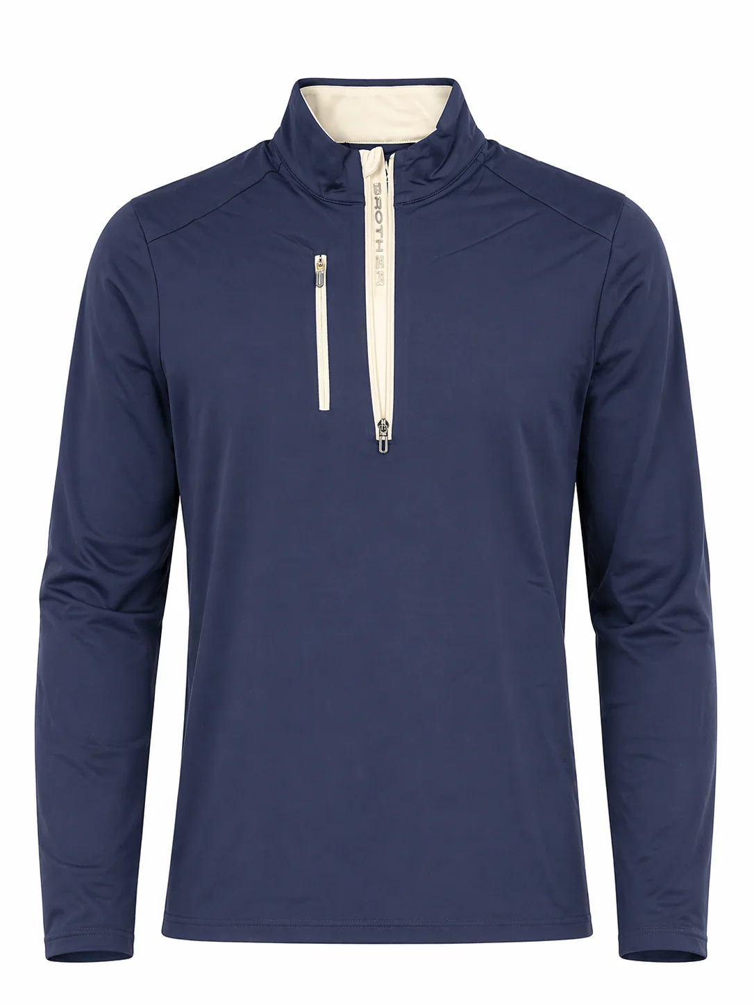 Luke 1/4 Zip Mid Layer Navy - Image 3