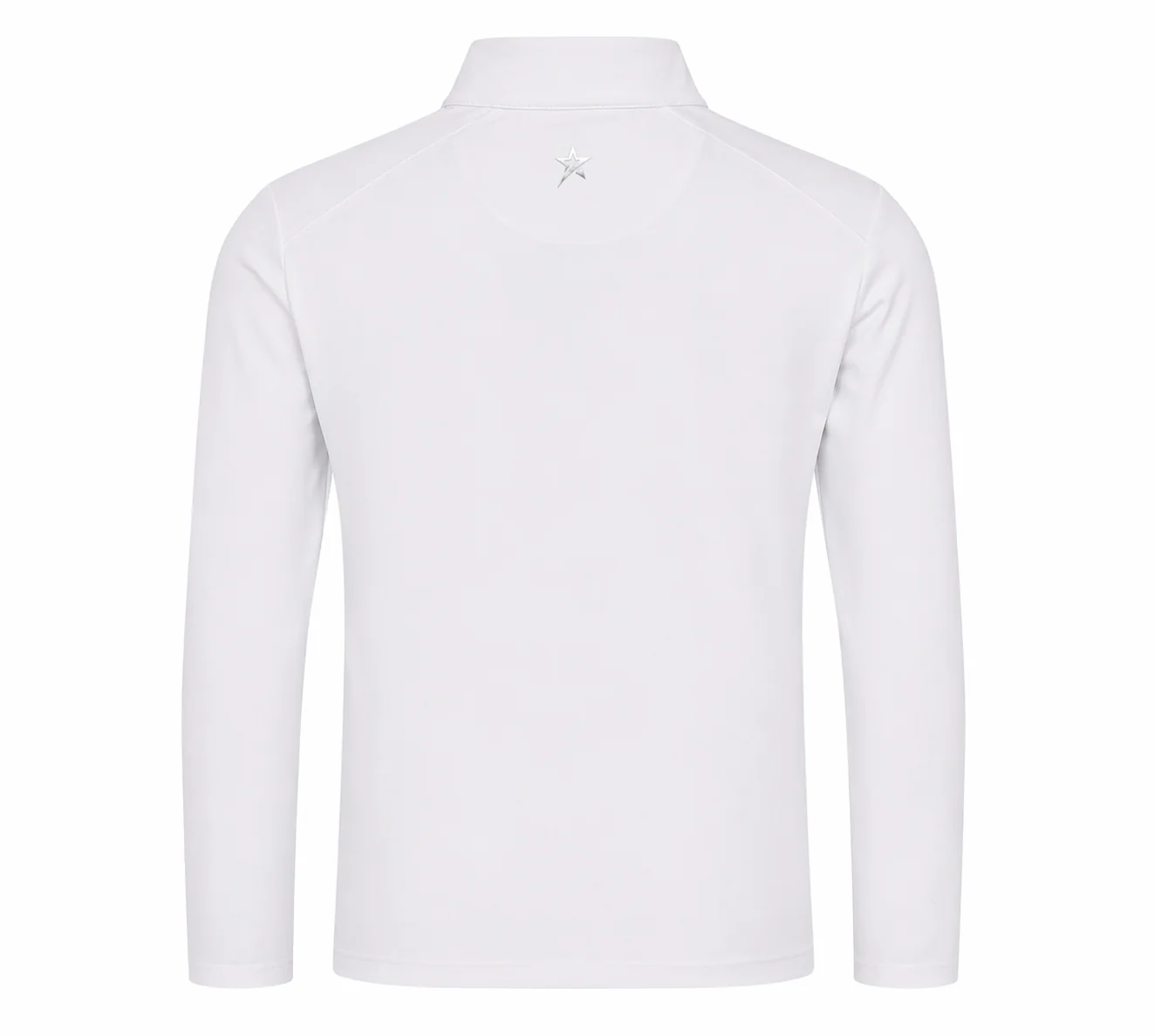 Luke 1/4 Zip Mid Layer White - Image 4