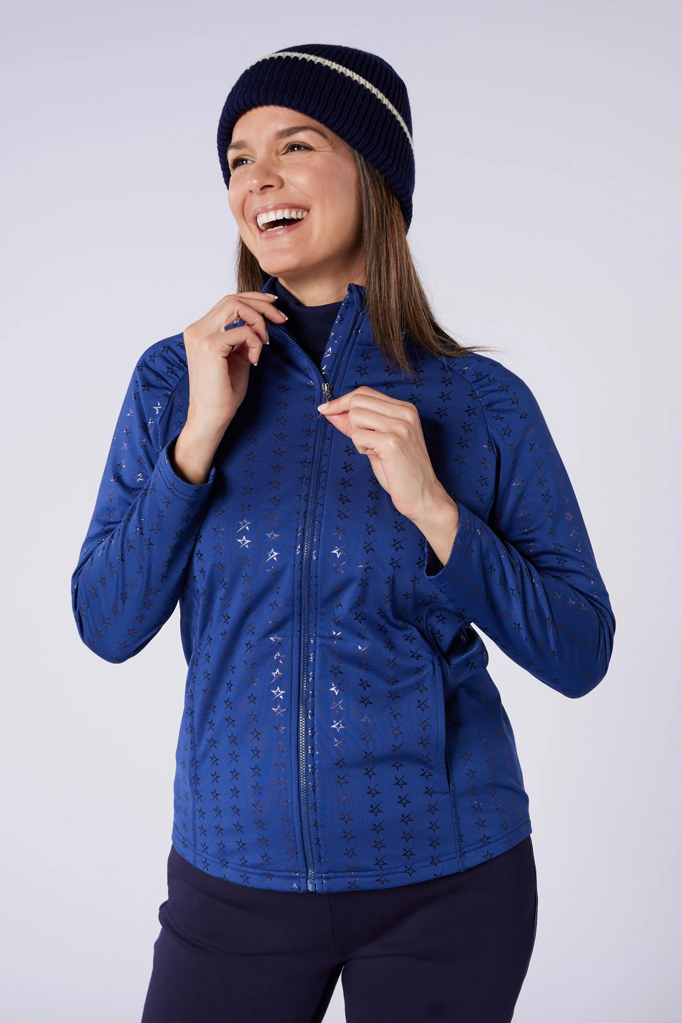 Majesty Full Zip Mid Layer Twilight Blue - Image 4