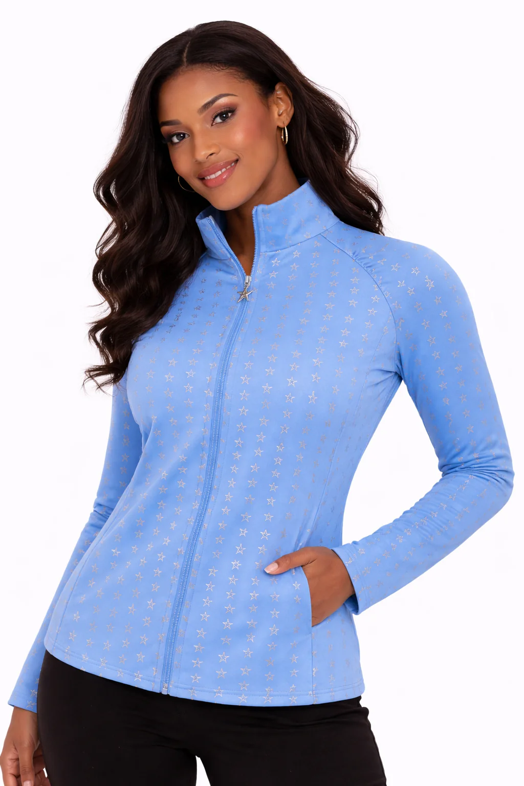 Majesty Full Zip Mid Layer Ocean