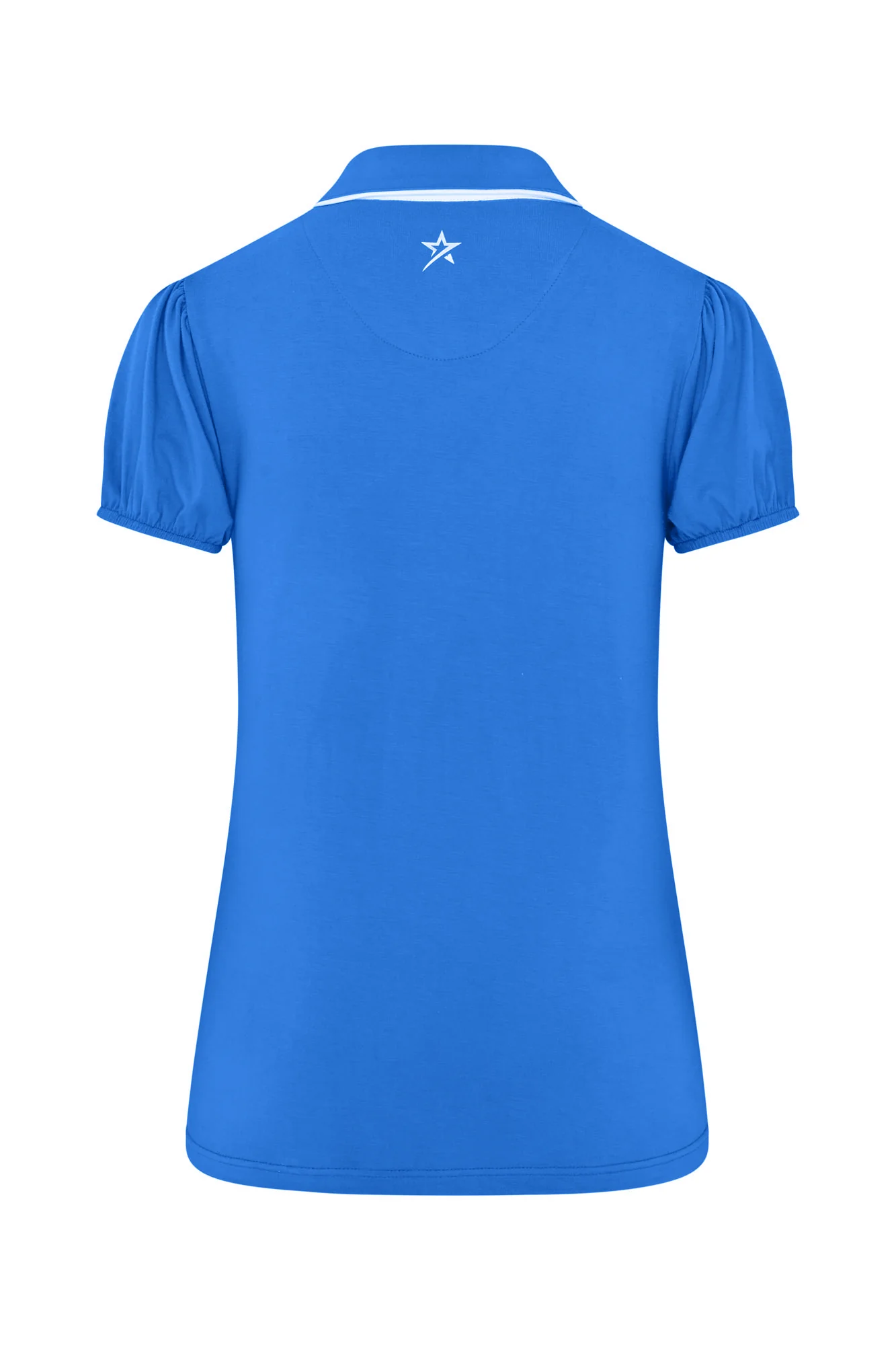 Minny Puffed Cap Sleeve Cobalt & White - Image 4