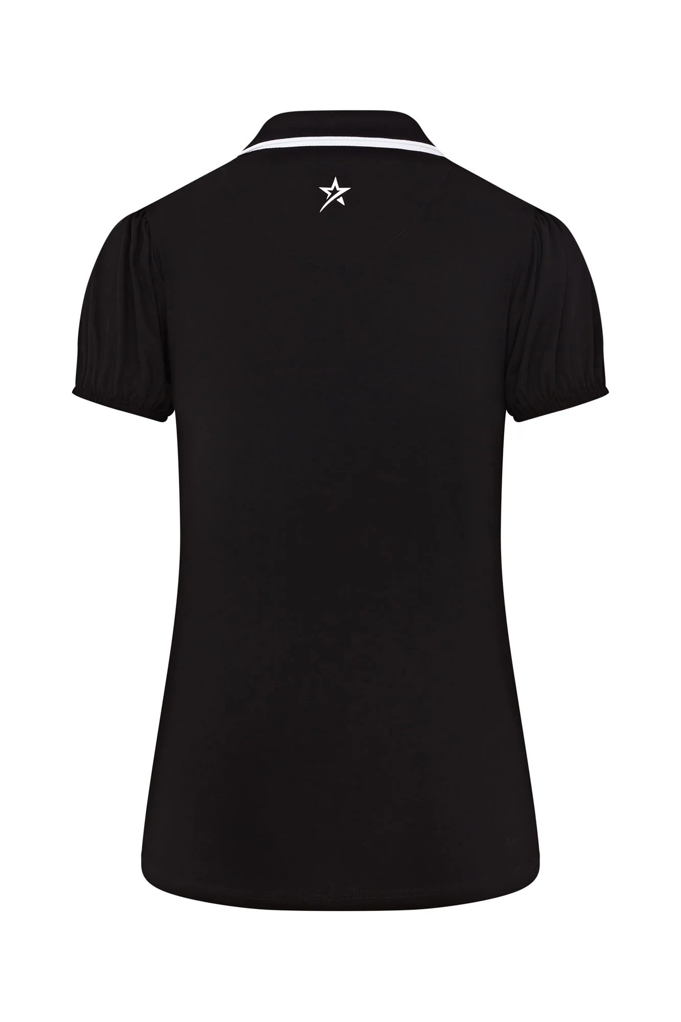 Minny Puffed Cap Sleeve Black & White - Image 7