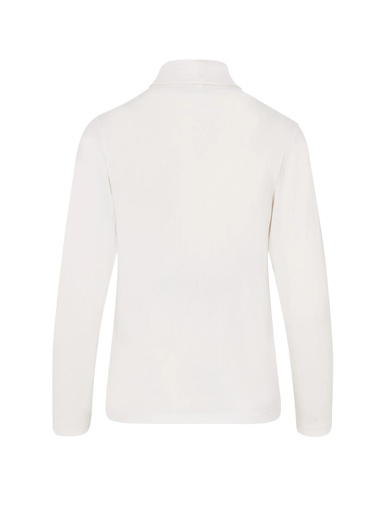 Nia Ribbed Roll Neck Winter White - Image 4