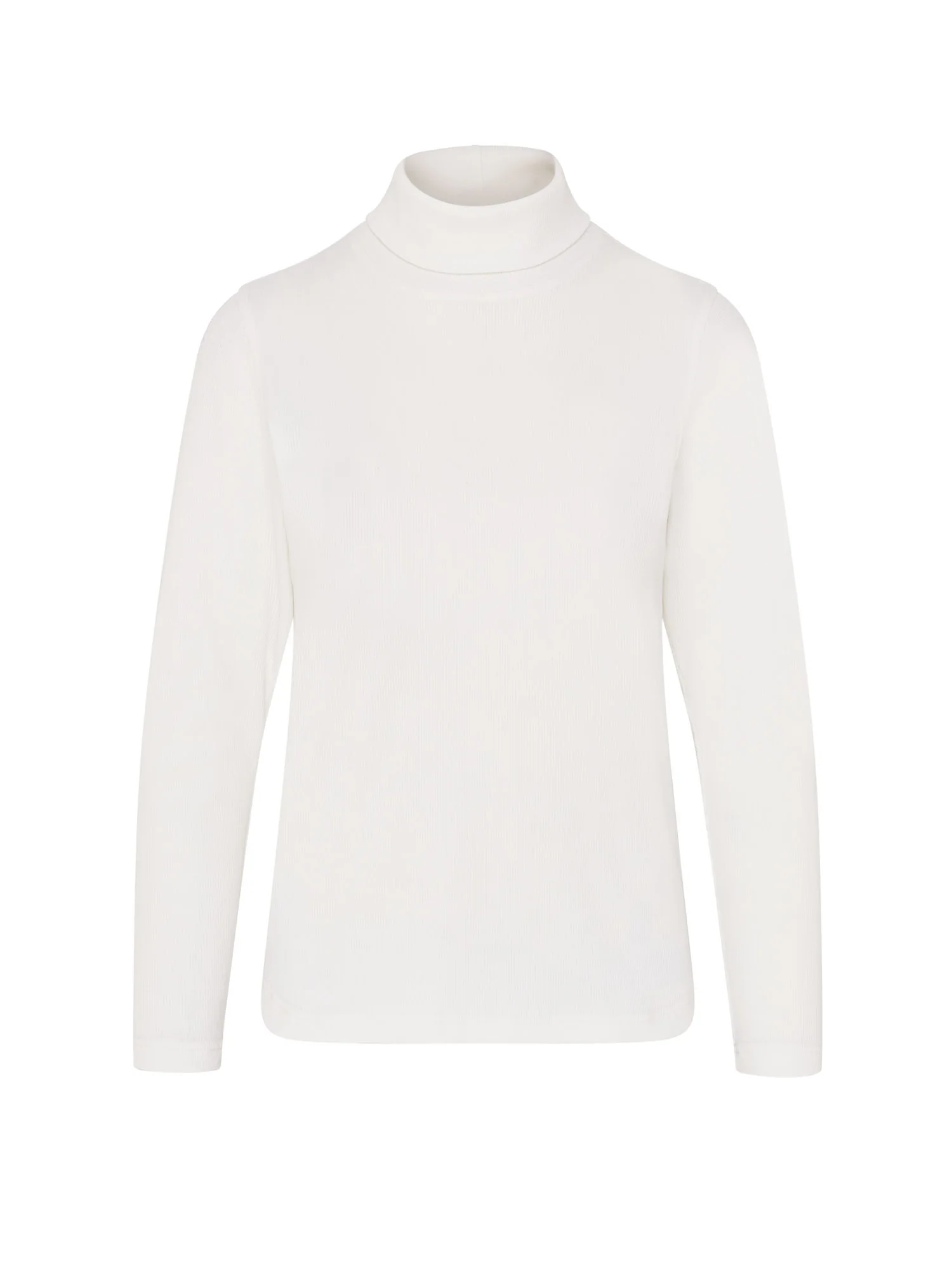 Nia Ribbed Roll Neck Winter White - Image 5