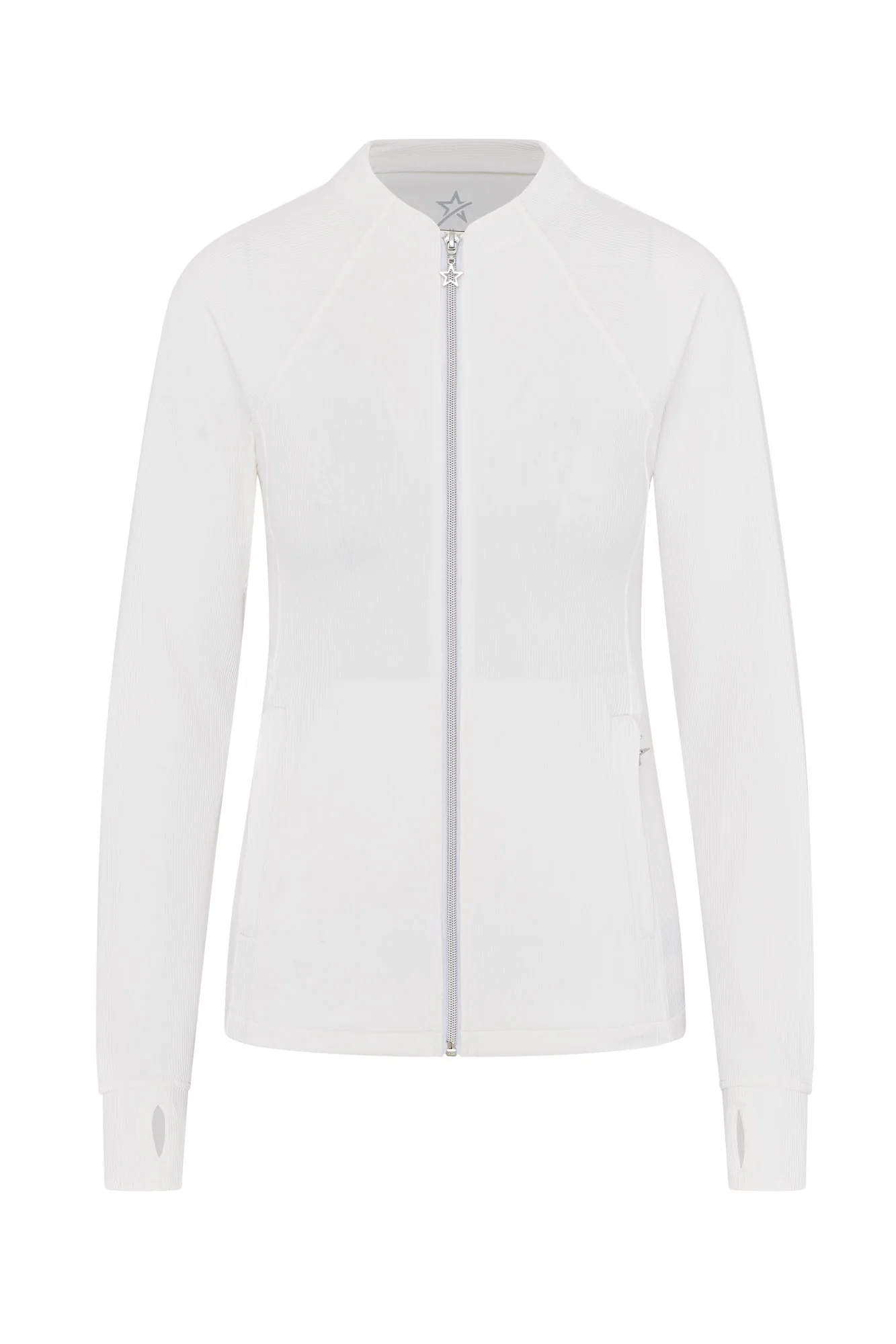 Peach Elite Lightweight Jacket White - Image 3