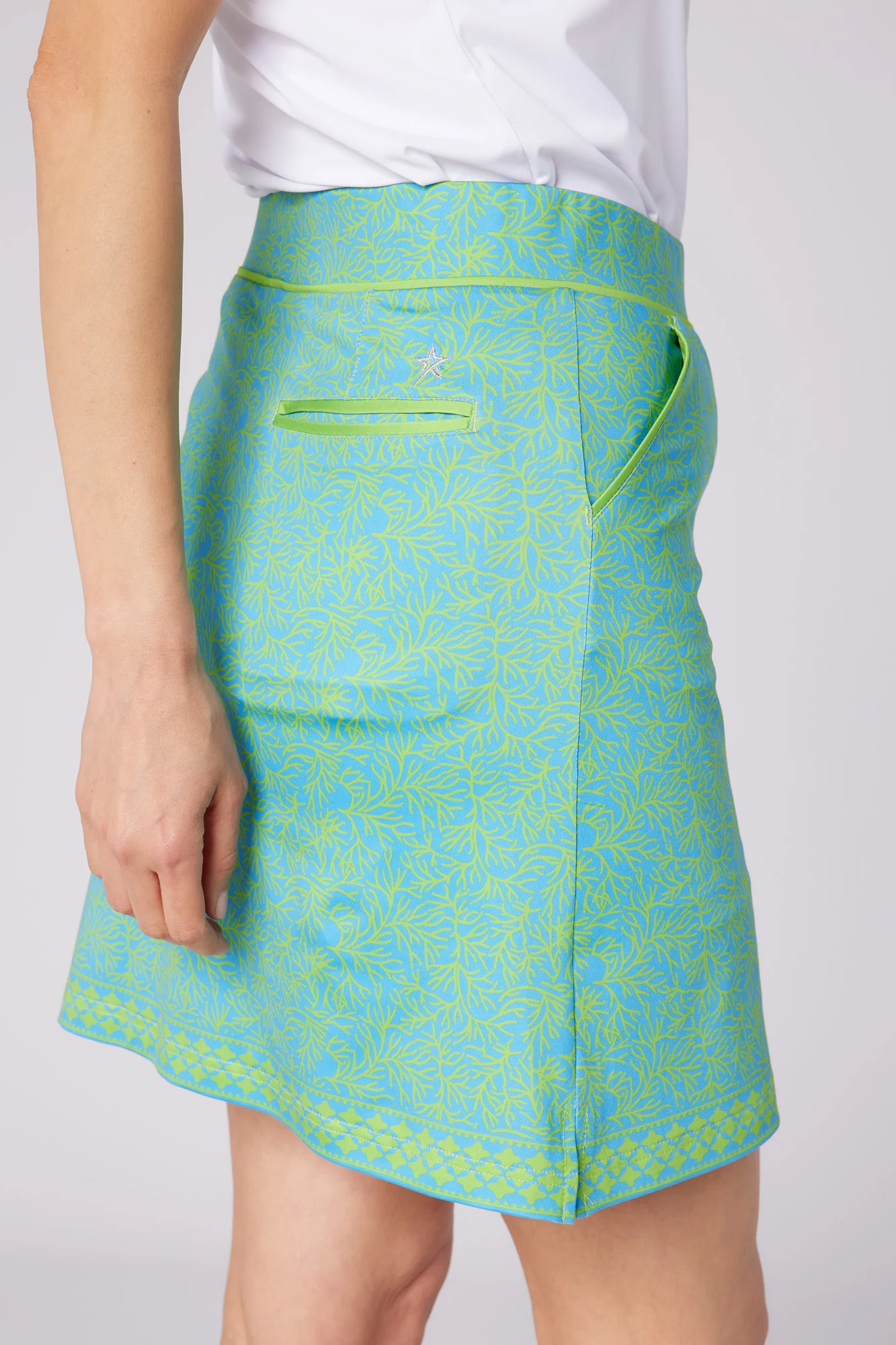 Reef Pattern Skort Ocean Bloom - Image 4