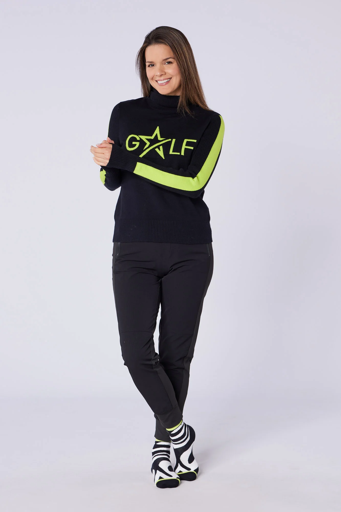 Sofia Socks Lynx Lime - Image 2