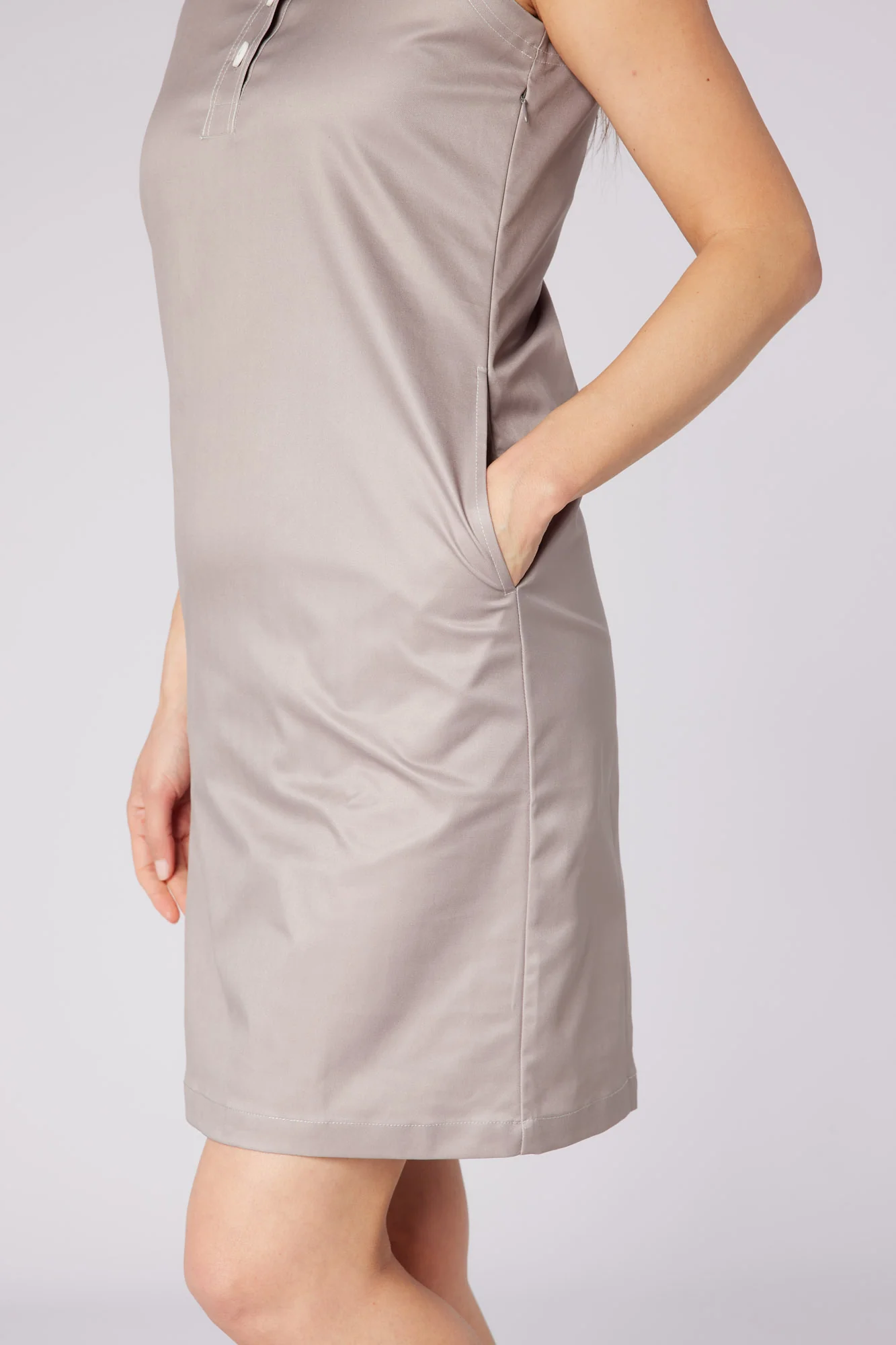 Strike Stretch Shift Dress Elephant - Image 4