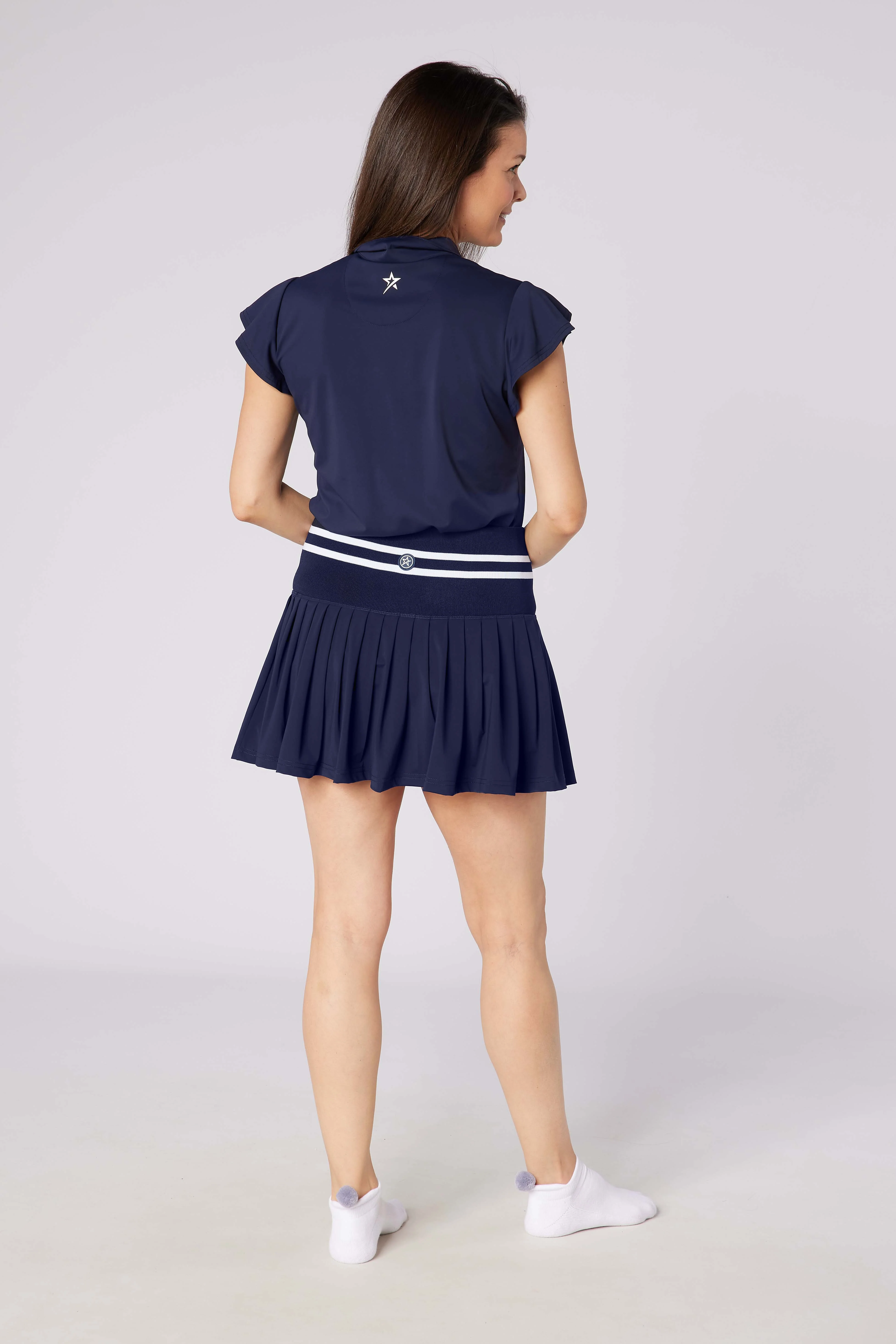 Summer Breeze Cap Sleeve Navy - Image 3