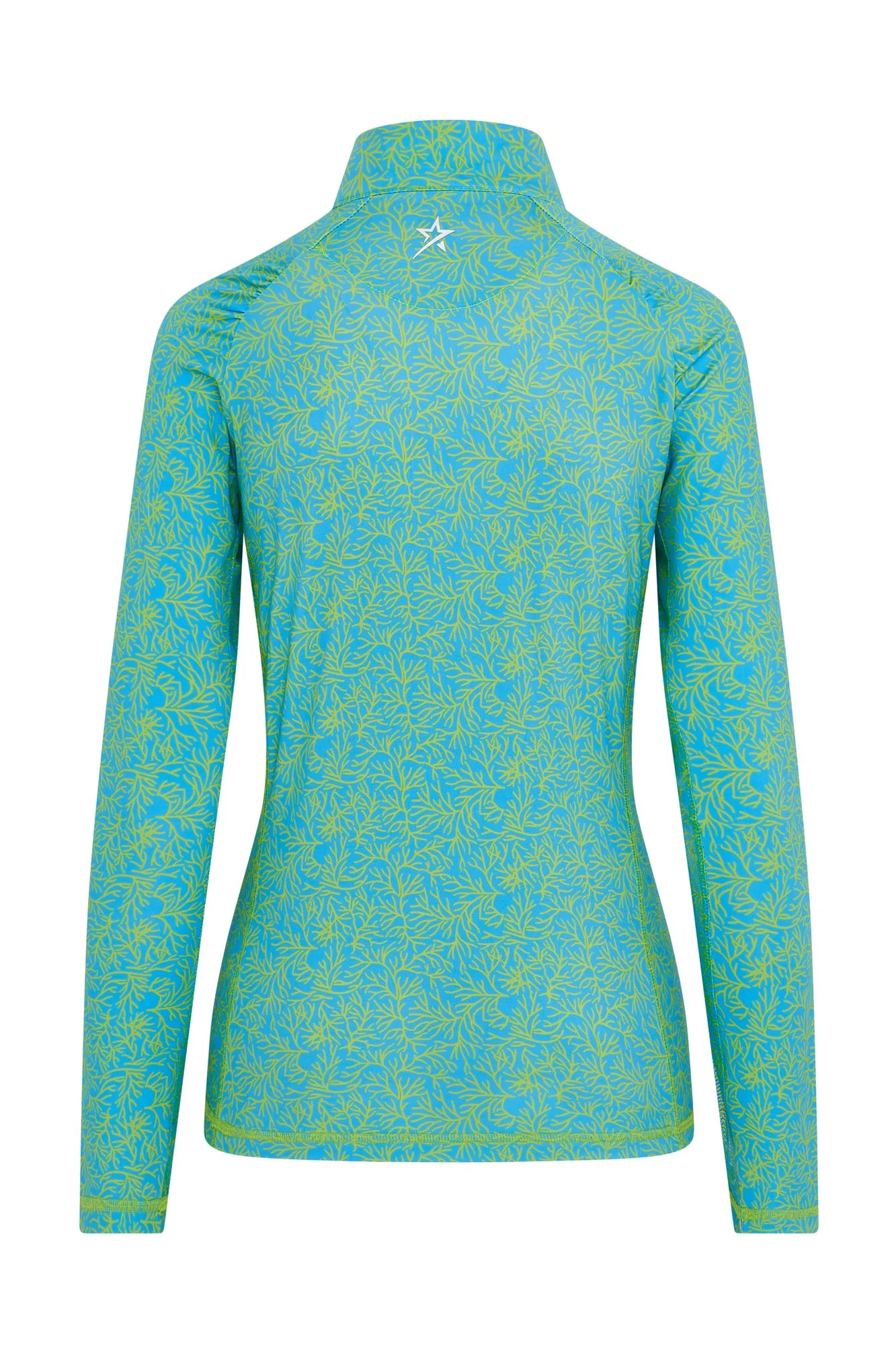 Sunshine Mesh Arm 1/4 Zip Ocean Bloom - Image 5